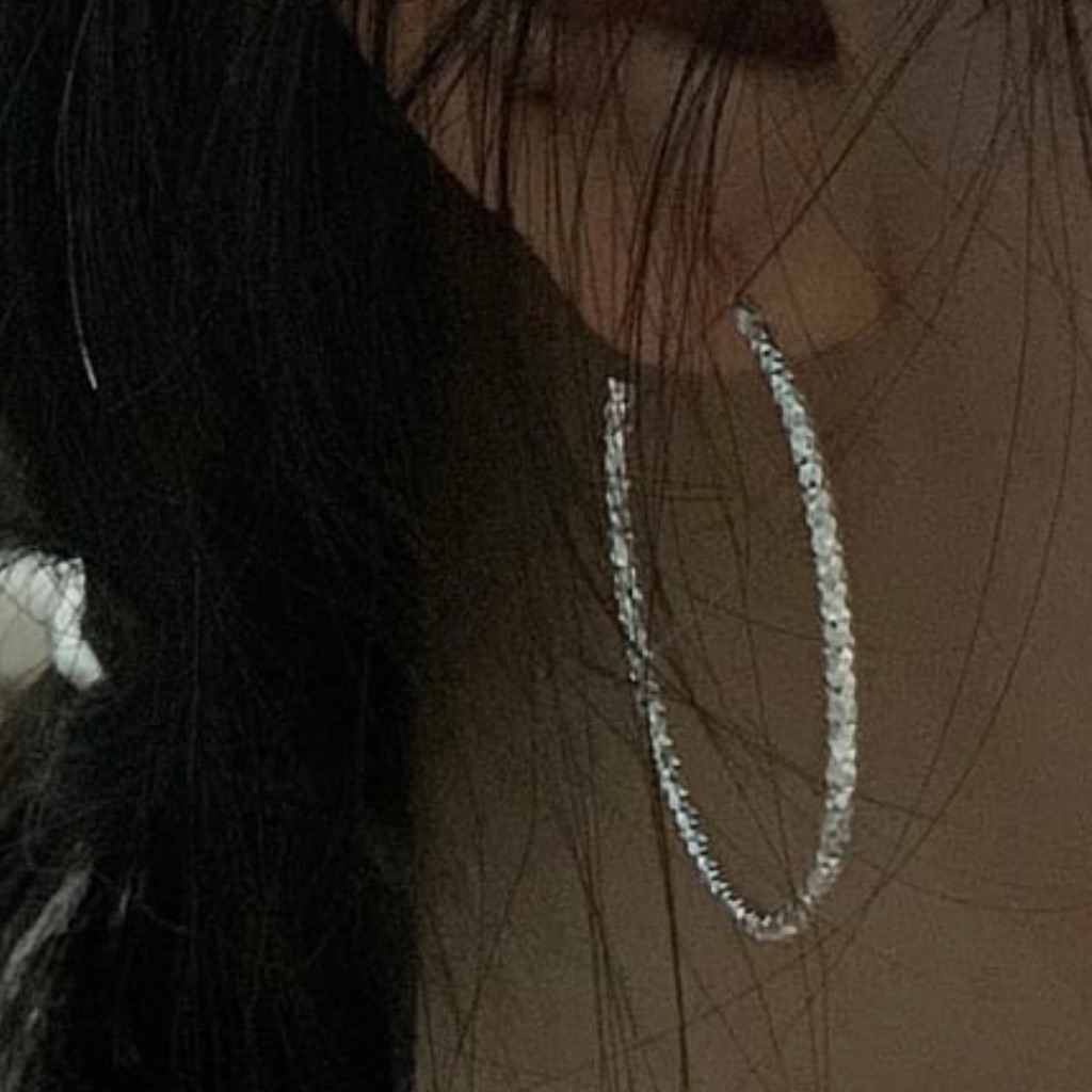 Solid 925 Sterling Silver Hoops